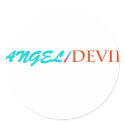 Angel/Devil design stickers