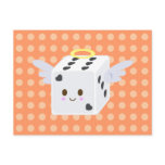 Angel Dice with Hearts postcards