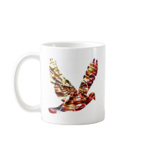 Angel Dove - Sparkling Red Cosmic Energy Coffee Mug