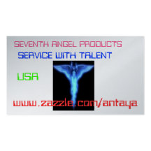ANGEL FIGURE BUSINESS CARD TEMPLATE