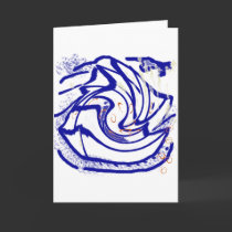 angel fish swirl cards