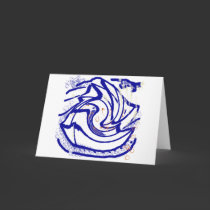 angel fish swirl cards