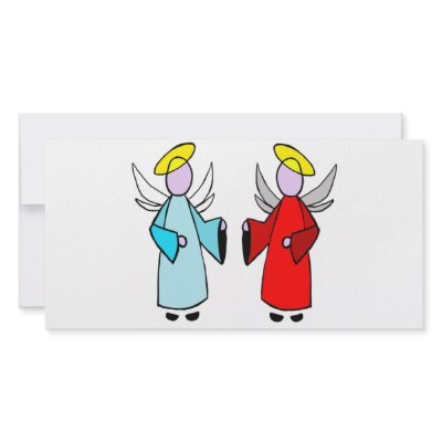 Angel for Christmas Photo Card Template by manceryder