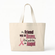 Angel FRIEND Breast Cancer T-Shirts & Apparel Tote Bags