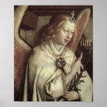 Angel, Genter Altar, Jan van Eyck Posters