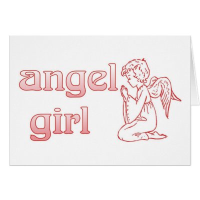 Angel Girl Card by lovername