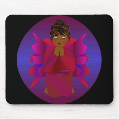 "Angel Girl" Mousepad by Yve_13