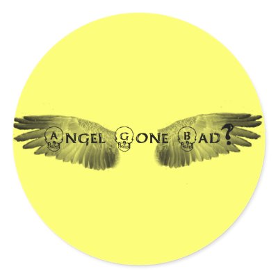 Angel Gone Bad Sticker by turtle53322