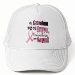 Angel GRANDMA Breast Cancer T-Shirts & Apparel hats