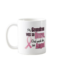 Angel GRANDMA Breast Cancer T-Shirts & Apparel Coffee Mug