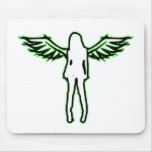 Angel Grunge Mouse Pads