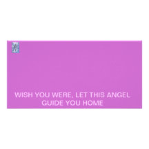 ANGEL GUIDENCE PHOTO GREETING CARD
