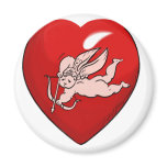Angel Heart Fridge Magnet