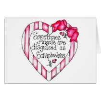 Angel Heart Scrapbooker Tshirts and Gifts Greeting Card