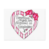 Angel Heart Scrapbooker Tshirts and Gifts Post Cards