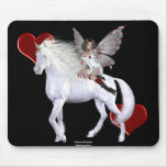 Angel Heart Unicorn White Beauty 3 mousepads