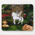 Angel Heart Unicorn White Beauty 7 mousepads