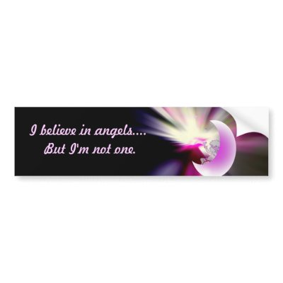 Angel Hearts Bumper Stickers by lindagalok