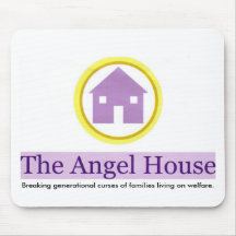 angel house logo, Breaking generational curses ... Mouse Pads