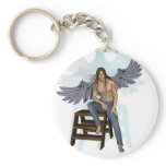 Angel in Blue Jeans Key Chains