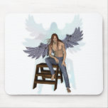 Angel in Blue Jeans mousepads