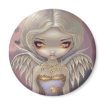 "Angel in Lilac" Magnet