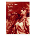 ANGEL IN RED, WHITE BUSINESS CARD TEMPLATES