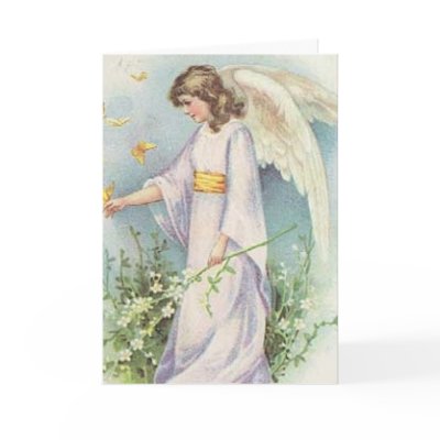 Angel in the Garden - Card by dchaddad