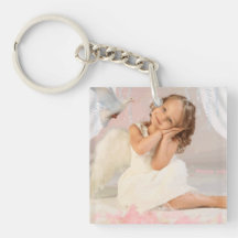Angel key chains acrylic key chain