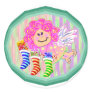 Angel Kid Asian Gifts Round Sticker