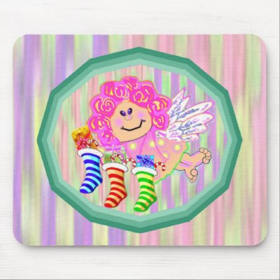 Angel Kid Asian Mousepad by Castleinc