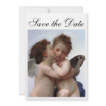 Angel Kiss Save the Date Invitation Card