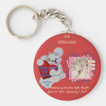 ANGEL LANDON CHD AWARENESS Keychain