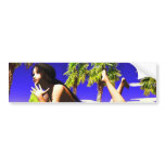 Angel Laying Down bumper stickers