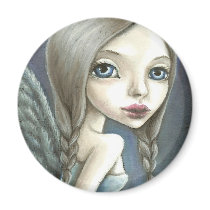 angel refrigerator magnet
