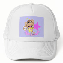 angel monkey mesh hat