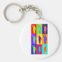 Angel Moroni Pop Art Key Chains