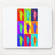 Angel Moroni Pop Art Mousepads