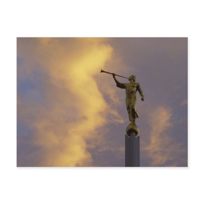 Angel Moroni Postcard by BePartial
