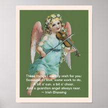 Angel Musician Poster