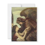 Angel of Death (detail) by Evelyn De Morgan Custom Invite