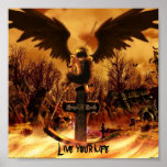 angel of death, Live your life posters