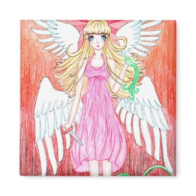 Angel of Hope Fridge Magnets by SeraphimFeathers