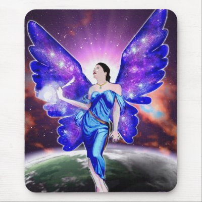 Angel Of Passion Mouse Pads by Bartoluciano