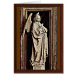 Angel Of The Annunciation (Thyssen Annunciation) B Greeting Cards