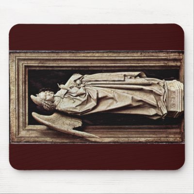 Angel Of The Annunciation (Thyssen Annunciation) B Mouse Pad by Artcollection