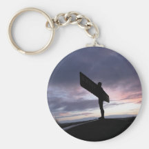 Angel of The North Keychains