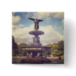 Angel of the Waters, Central Park, New York City Pinback Buttons