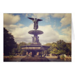 Angel of the Waters, Central Park, New York City Greeting Card