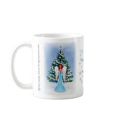 "Angel of White Christmas" Mugs by mareen